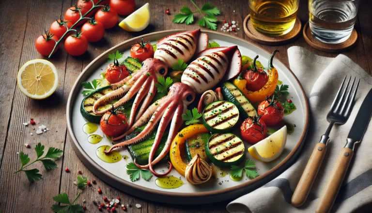 quel légumes avec des encornets