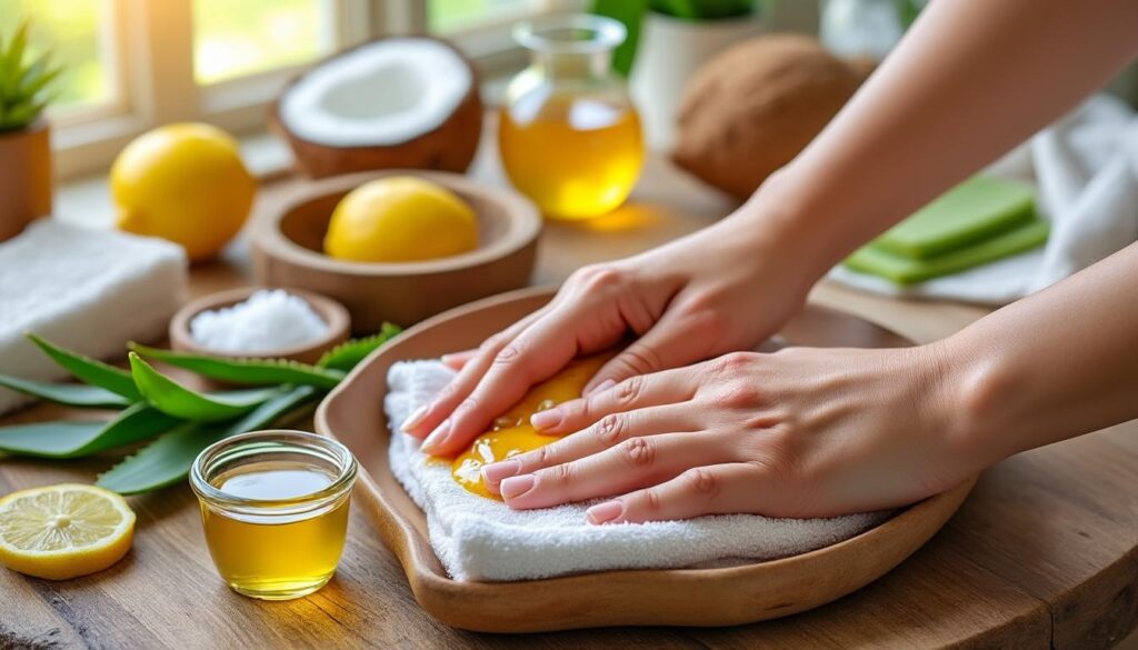 découvrez des astuces naturelles pour prendre soin de vos mains et obtenir des ongles parfaits, directement à la maison.