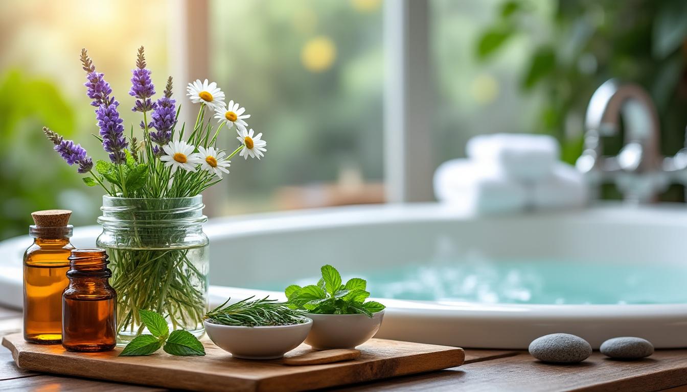 découvrez comment préparer un bain relaxant à la maison en utilisant des herbes et huiles essentielles pour un moment de bien-être naturel et apaisant.