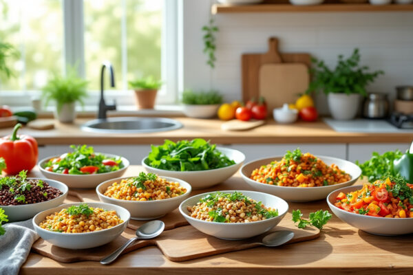 découvrez 7 recettes faciles et rapides de cuisine végétale pour un quotidien sain et savoureux. idéal pour tous ceux qui souhaitent manger équilibré sans complication.