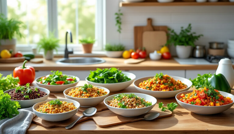 découvrez 7 recettes faciles et rapides de cuisine végétale pour un quotidien sain et savoureux. idéal pour tous ceux qui souhaitent manger équilibré sans complication.